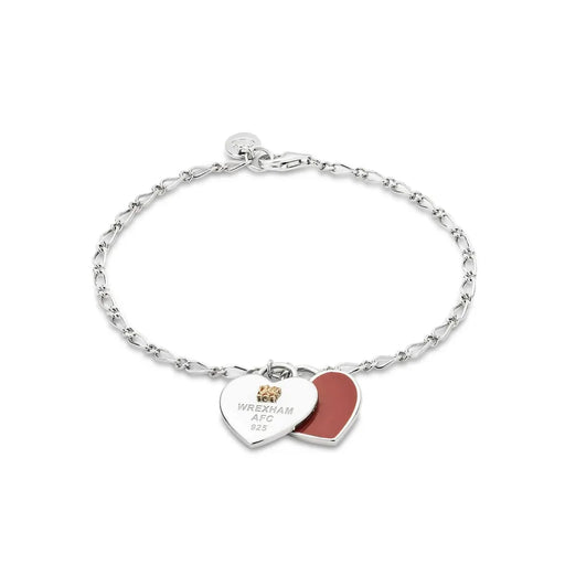 Clogau Wrexham AFC Affinity Heart Bracelet - Jewellery - Clogau - Bumbletree
