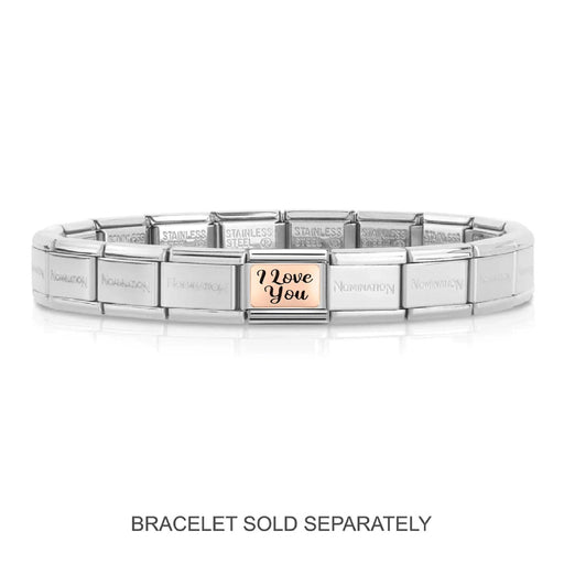 Nomination Classic Rose Gold I Love You Charm - Charms - Nomination - Bumbletree