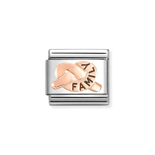 NOMINATION Classic Rose Gold Knot of Family Charm - Charms - Nomination - Bumbletree