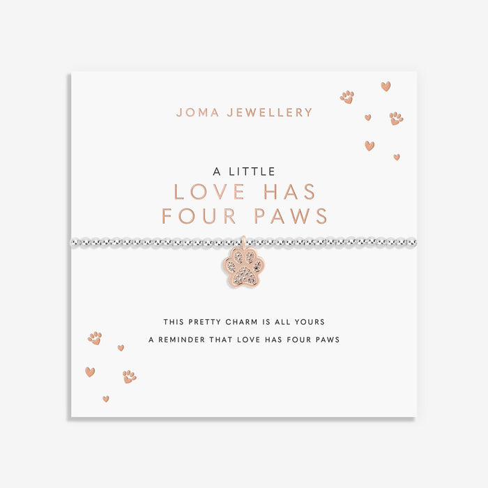 Joma Jewellery A Little 'Love Has Four Paws' Bracelet - Jewellery - Joma Jewellery - Bumbletree