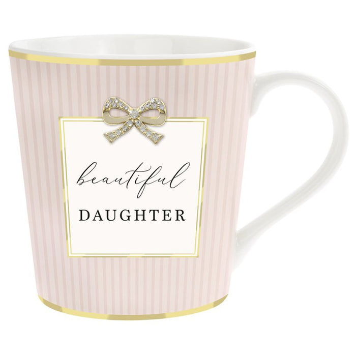 'Beautiful Daughter' Fine China Mug - Gifts - Bumbletree - Bumbletree