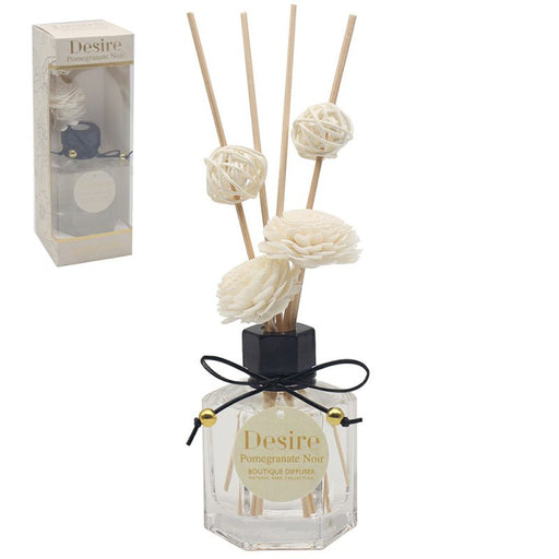 Desire Pomegranate Noir Luxury Reed Diffuser - 125ml - Home Fragrance - Bumbletree - Bumbletree