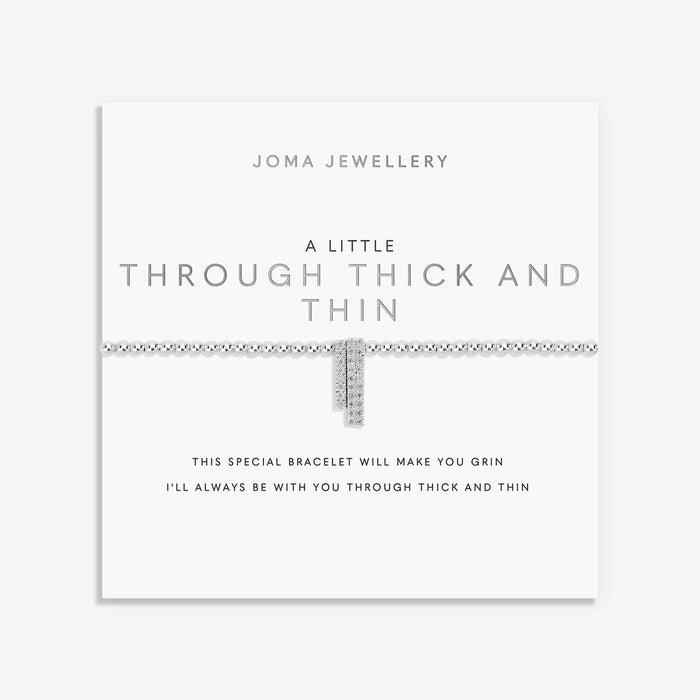 A Little 'Through Thick And Thin' Bracelet Silver - Jewellery - Joma Jewellery - Bumbletree