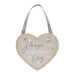 'Dog' Wooden Hanging Heart Ornament Plaque - Gifts - Bumbletree - Bumbletree
