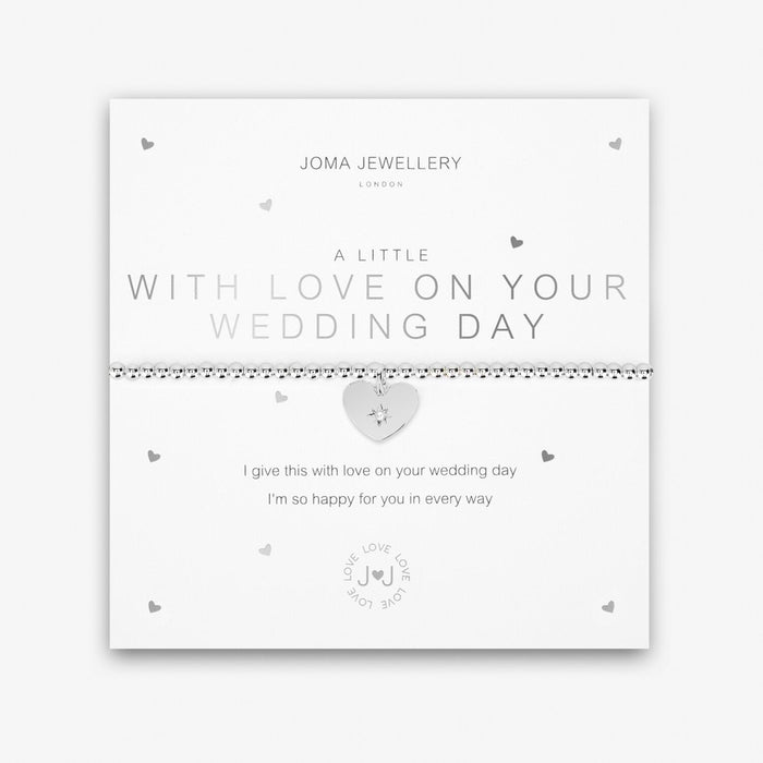 Joma Jewellery A Little 'With Love On Your Wedding Day' Bracelet - Jewellery - Joma Jewellery - Bumbletree