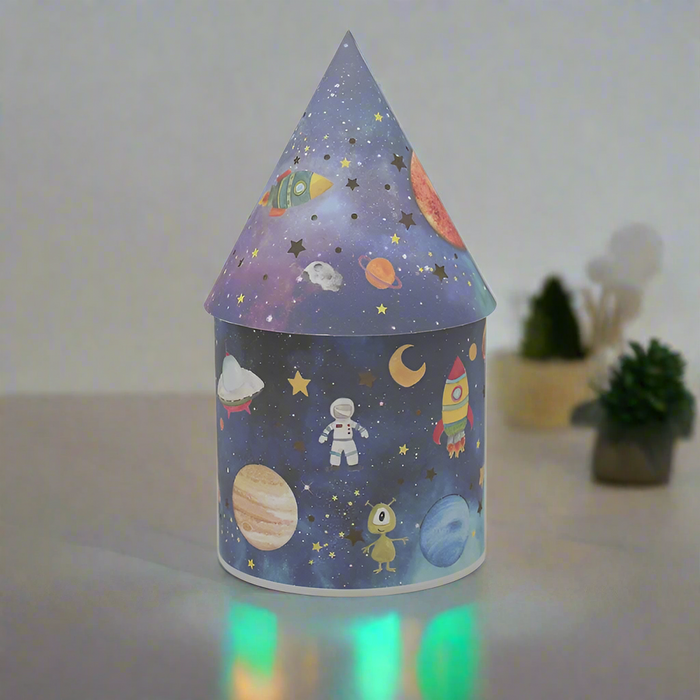 Space Colour Changing LED House Ornament - Homeware - Bumbletree - Bumbletree