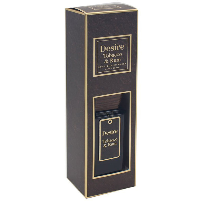Desire Tobacco & Rum Luxury Reed Diffuser - 200ml - Home Fragrance - Bumbletree - Bumbletree