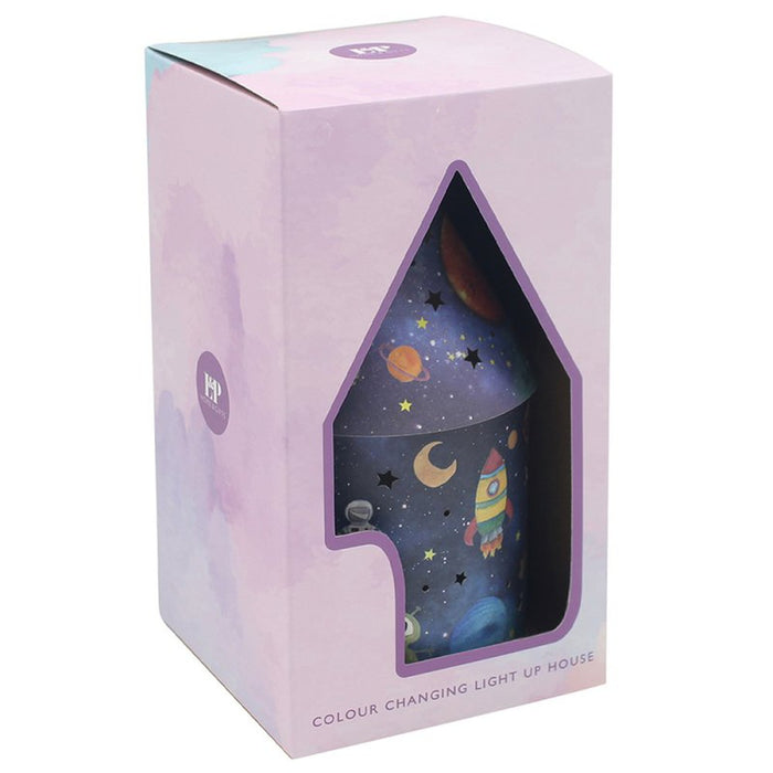 Space Colour Changing LED House Ornament - Homeware - Bumbletree - Bumbletree
