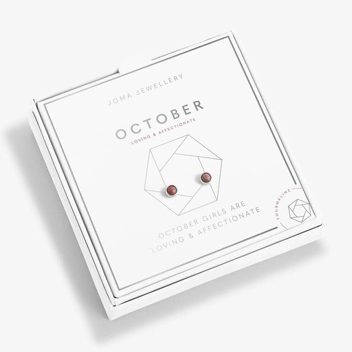 Joma Jewellery October 'Tourmaline' Birthstone Boxed Earrings - Jewellery - Joma Jewellery - Bumbletree