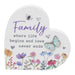 'Family' Wooden Heart Ornament Plaque - Gifts - Bumbletree - Bumbletree