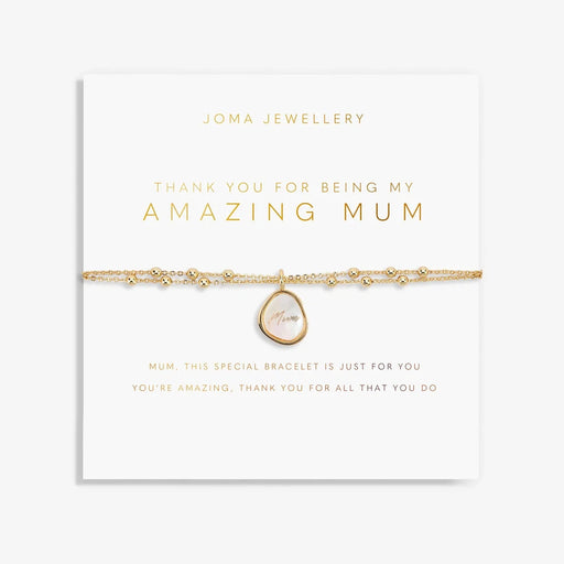 Joma Jewellery My Moments 'Thank You For Being My Amazing Mum' Bracelet - Jewellery - Joma Jewellery - Bumbletree