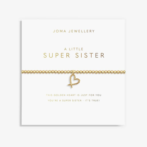 Joma Jewellery Gold A Little 'Super Sister' Bracelet - Jewellery - Joma Jewellery - Bumbletree