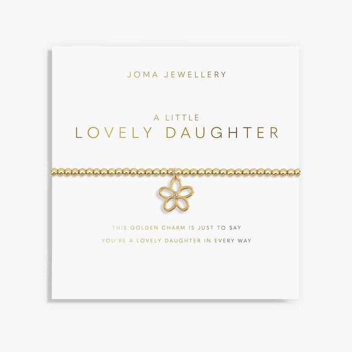 Joma Jewellery Gold A Little 'Lovely Daughter' Bracelet - Jewellery - Joma Jewellery - Bumbletree