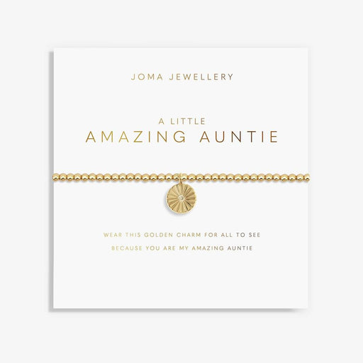 Joma Jewellery Gold A Little 'Amazing Auntie' Bracelet - Jewellery - Joma Jewellery - Bumbletree