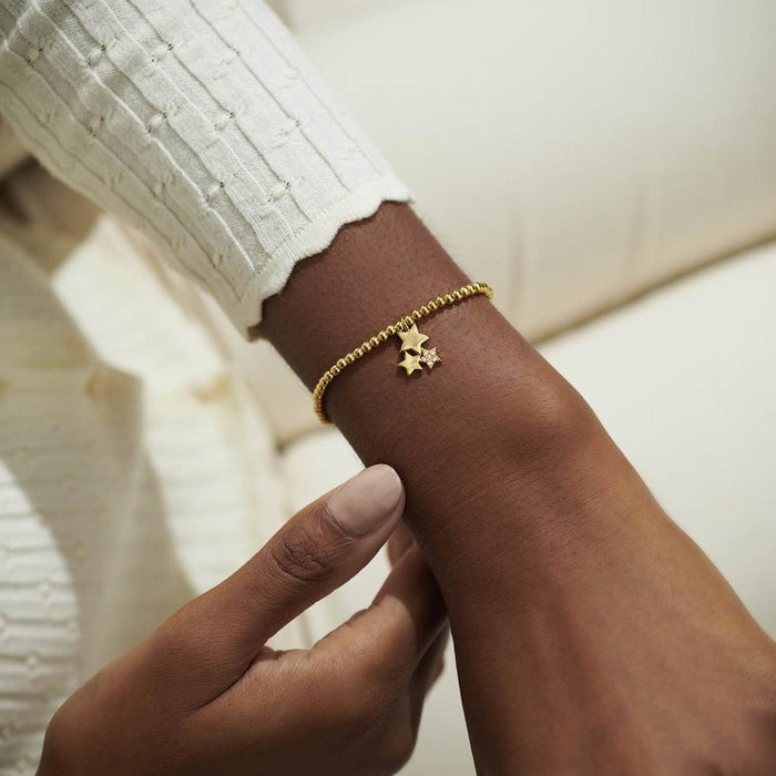 Joma Jewellery Gold A Little 'Congratulations' Bracelet - Jewellery - Joma Jewellery - Bumbletree