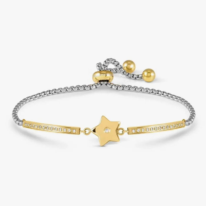 NOMINATION Milleluci Refined Gold Star CZ Bracelet - Jewellery - Nomination - Bumbletree