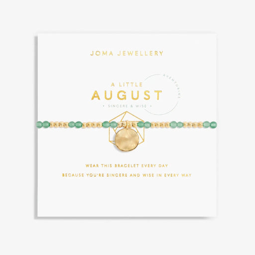 Joma Jewellery A Little Birthstone 'August' Gold Bracelet - Jewellery - Joma Jewellery - Bumbletree