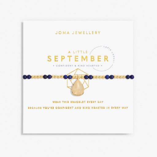 Joma Jewellery A Little Birthstone 'September' Gold Bracelet - Jewellery - Joma Jewellery - Bumbletree