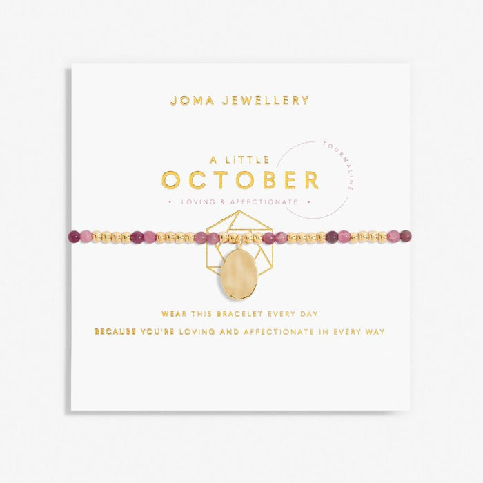 Joma Jewellery Birthstone Gold A Little 'October' Bracelet - Jewellery - Joma Jewellery - Bumbletree