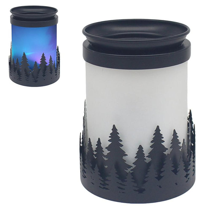Woodland Northern Lights LED Colour Changing Wax Melt & Oil Burner Aroma Lamp - Home Fragrance - Bumbletree - Bumbletree