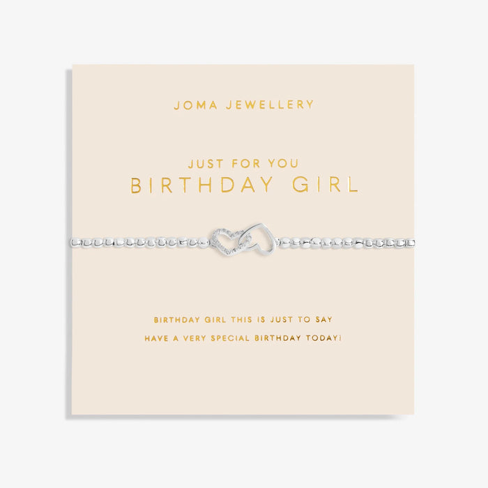 Joma Jewellery Forever Yours 'Just For You Birthday Girl' Bracelet - Jewellery - Joma Jewellery - Bumbletree
