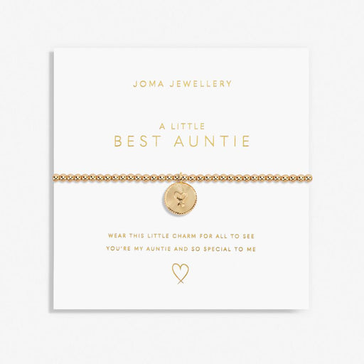 Joma Jewellery Gold A Little 'Best Auntie' Bracelet - Jewellery - Joma Jewellery - Bumbletree
