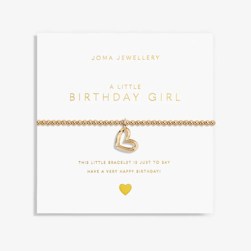 Joma Jewellery Gold A Little 'Birthday Girl' Bracelet - Jewellery - Joma Jewellery - Bumbletree