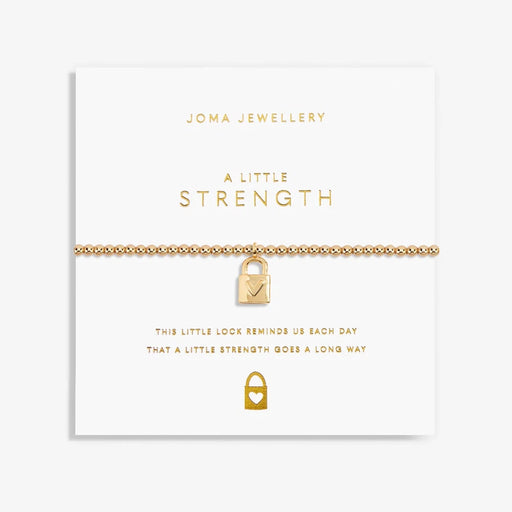 Joma Jewellery Gold A Little 'Strength' Bracelet - Jewellery - Joma Jewellery - Bumbletree