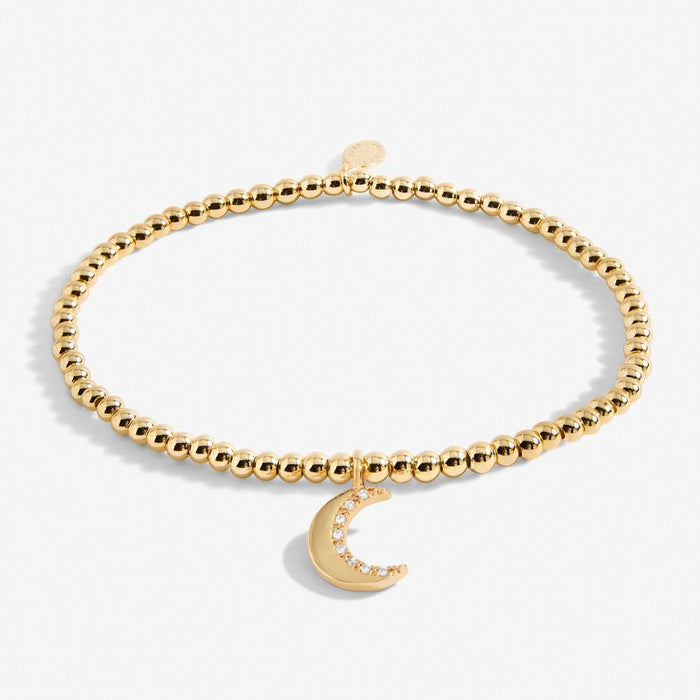 Joma Jewellery Gold A Little 'Love You To The Moon And Back' Bracelet - Jewellery - Joma Jewellery - Bumbletree