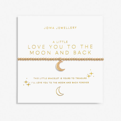 Joma Jewellery Gold A Little 'Love You To The Moon And Back' Bracelet - Jewellery - Joma Jewellery - Bumbletree