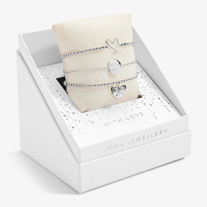 Joma Jewellery Christmas Celebrate You 'With Love' Bracelet Gift Box - Jewellery - Joma Jewellery - Bumbletree