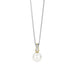 Ti Sento 'Pearl' Sterling Silver & Gold Plated Necklace 6835YP - Jewellery - Ti Sento - Bumbletree