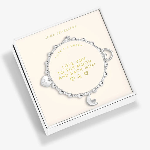 Joma Jewellery Life's A Charm 'Love You To The Moon And Back' Mother's Day Bracelet - Jewellery - Joma Jewellery - Bumbletree