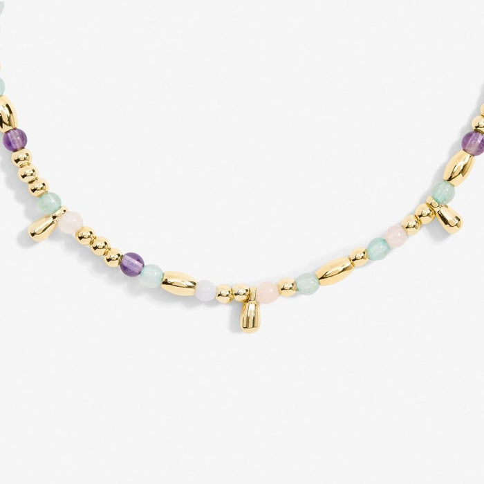 Joma Jewellery Multi Stone Gold Anklet - Jewellery - Joma Jewellery - Bumbletree