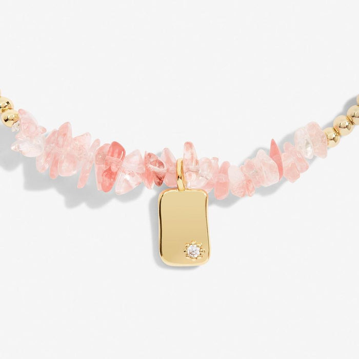 Joma Jewellery Pink Crystal Gold Anklet - Jewellery - Joma Jewellery - Bumbletree