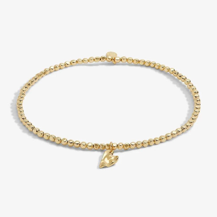 Joma Jewellery Hammered Heart Gold Anklet - Jewellery - Joma Jewellery - Bumbletree