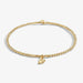Joma Jewellery Hammered Heart Gold Anklet - Jewellery - Joma Jewellery - Bumbletree