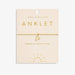 Joma Jewellery Hammered Heart Gold Anklet - Jewellery - Joma Jewellery - Bumbletree