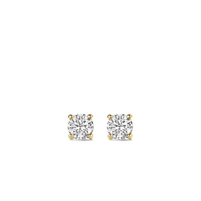 Ti Sento 'Small Studs' Sterling Silver & Gold Plated Earrings 7319ZY - Jewellery - Ti Sento - Bumbletree