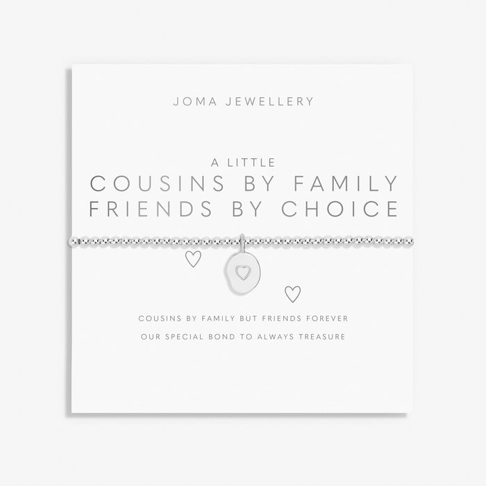 Joma Jewellery A Little 'Cousins By Family Friends By Choice' Bracelet - Jewellery - Joma Jewellery - Bumbletree