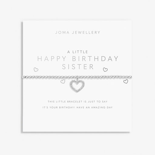 Joma Jewellery A Little 'Happy Birthday Sister' Bracelet - Jewellery - Joma Jewellery - Bumbletree