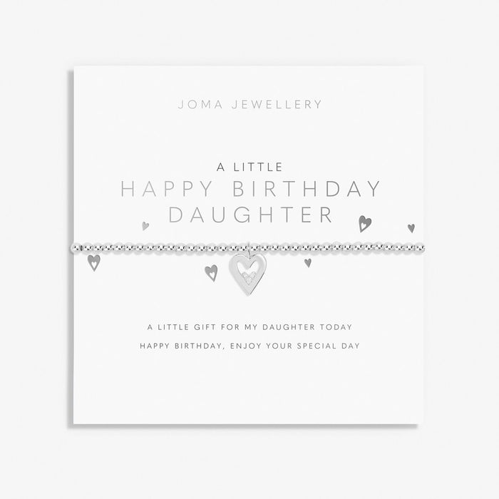 Joma Jewellery A Little 'Happy Birthday Daughter' Bracelet - Jewellery - Joma Jewellery - Bumbletree