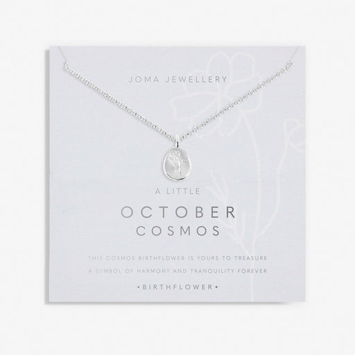 Joma Jewellery Birth Flower A Little 'October' Cosmos Necklace - Jewellery - Joma Jewellery - Bumbletree