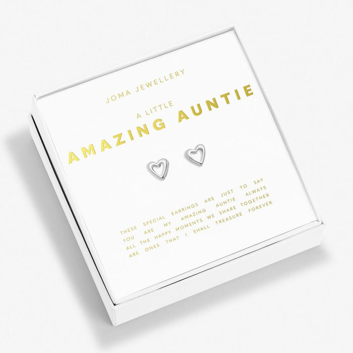 Joma Jewellery Boxed A Little 'Amazing Auntie' Earrings - Jewellery - Joma Jewellery - Bumbletree