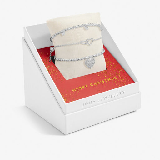 Joma Jewellery Christmas Celebrate You Gift Box 'Merry Christmas' Bracelets - Jewellery - Joma Jewellery - Bumbletree