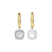 Ti Sento 'Solitaire' Sterling Silver & Gold Plated Earrings 78030ZY - Jewellery - Ti Sento - Bumbletree