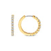 Ti Sento 'Medium Hoops' Sterling Silver & Gold Plated Earrings 7958ZY - Jewellery - Ti Sento - Bumbletree