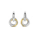 Ti Sento 'Twisted Circle' Sterling Silver & Gold Plated Earrings 7976ZY - Jewellery - Ti Sento - Bumbletree