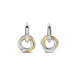 Ti Sento 'Twisted Circle' Sterling Silver & Gold Plated Earrings 7976ZY - Jewellery - Ti Sento - Bumbletree