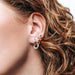 Ti Sento 'Twisted Circle' Sterling Silver & Gold Plated Earrings 7976ZY - Jewellery - Ti Sento - Bumbletree